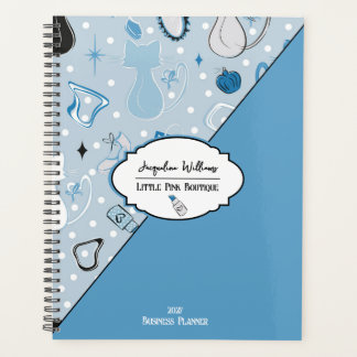 Agenda Blue Girly Mid-Century Salon