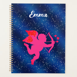 Agenda Blue heart romantic wallpaper