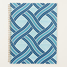 Agenda Blue Lines Pattern