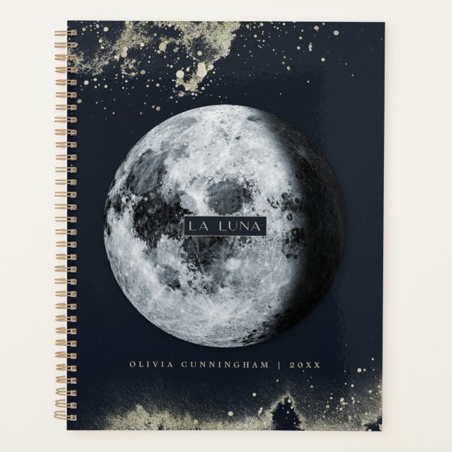 Agenda Blue Moon Chic La Luna (Frente)