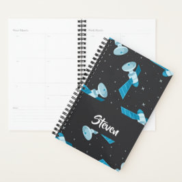 Agenda Blue space satellite pattern