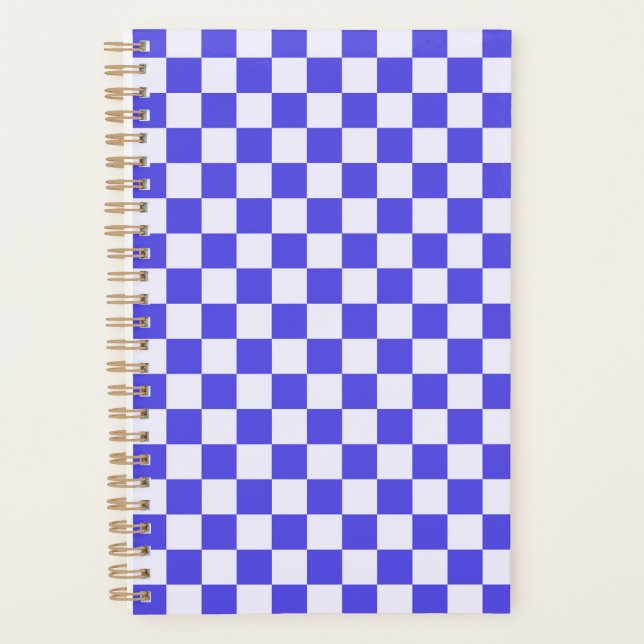 Agenda Blueberry cream checkered pattern (Frente)
