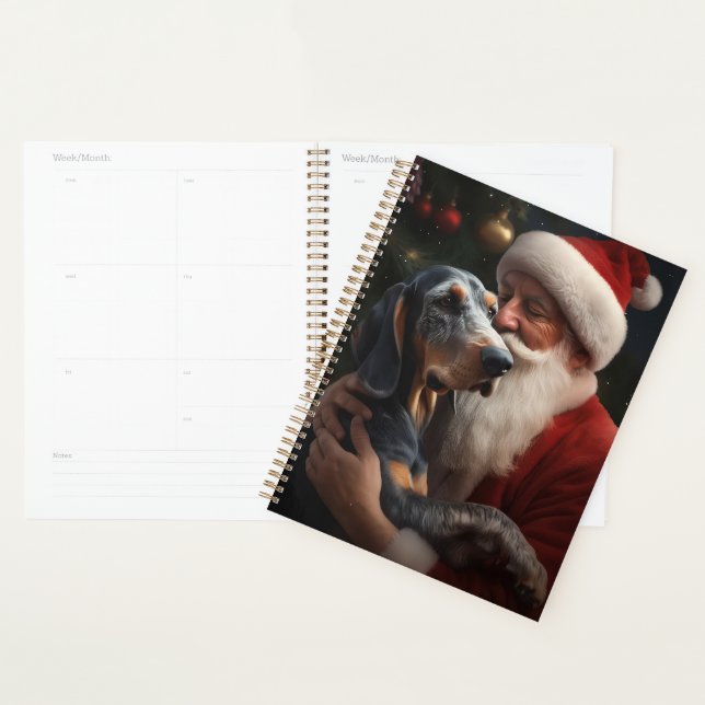 Agenda Bluetick Coonhound com Natal (Exibição)