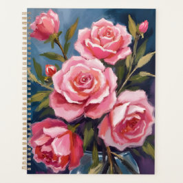 Agenda Blush Pink Rose Bouquet Painting