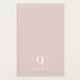 Agenda Blush Rose Personalized 2026 Planner 