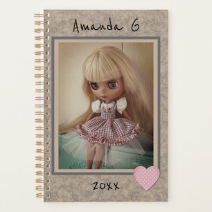 Agenda Blythe boneco vintage personalize o design retróg