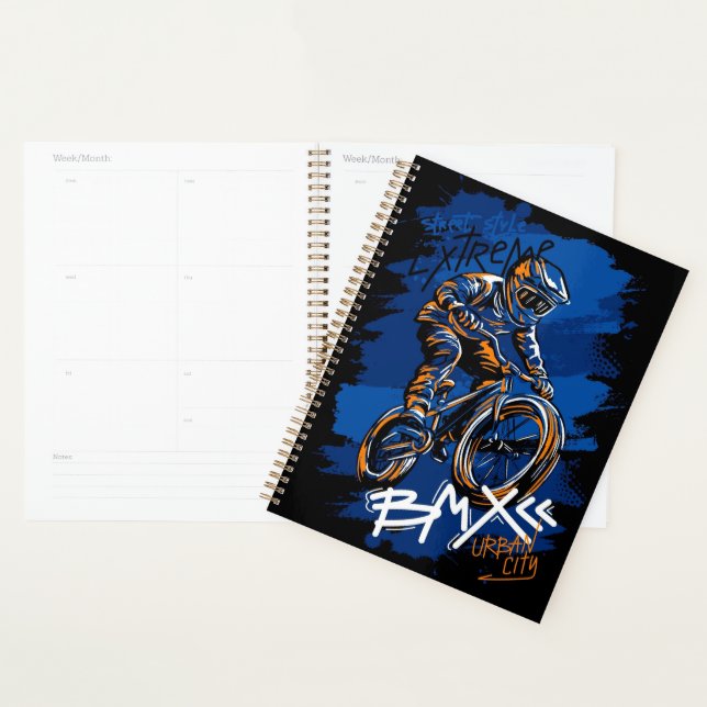 Agenda Bmx Bicycle Urban Graffiti streetwear  (Exibição)