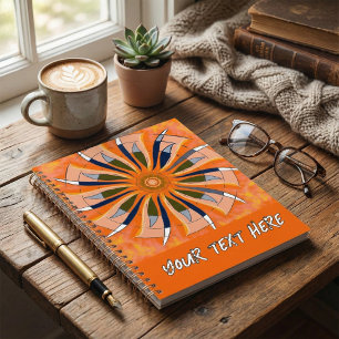 Agenda Boêmio boho floral colorido caprichoso