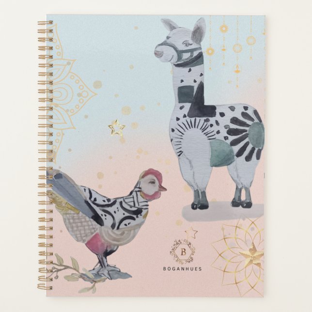 Agenda "Boganhues Farmyard Fusion" (Frente)