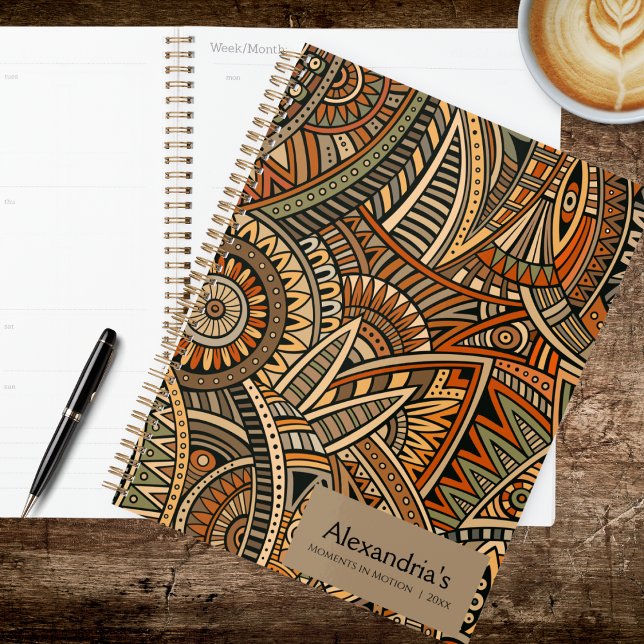 Agenda Bohemian Geometric Design (Criador carregado)