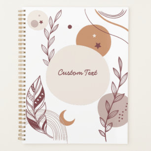 Agenda Bohemien Teacher Apreciação moderno costume