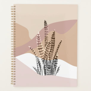 Agenda Boho Abstrato Modern Succulent