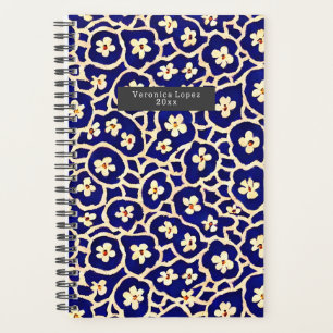 Agenda Boho Anemone Blue Planner