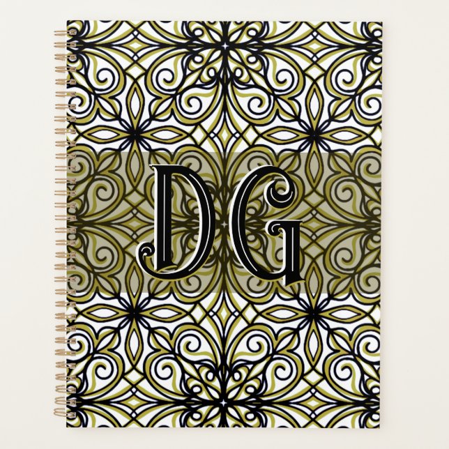 Agenda Boho Beige Green (Frente)
