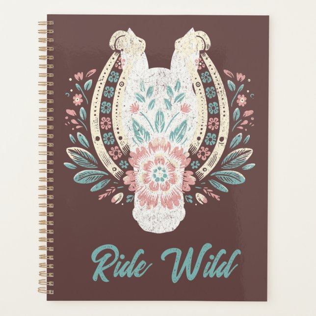 Agenda Boho Equestre Único (Frente)