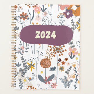 Agenda Boho Floral Pattern Planner