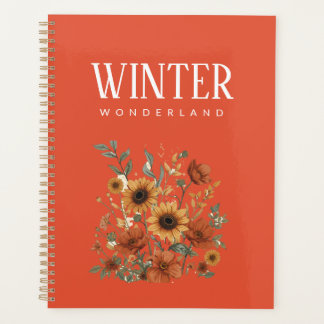 Agenda Boho Floral Weekly Planner | Terracotta Tones
