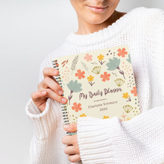 Agenda Boho Girly Personalised Daily Planner