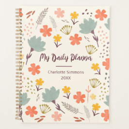 Agenda Boho Girly Personalised Daily Planner