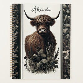 Agenda Boho Highland Cow
