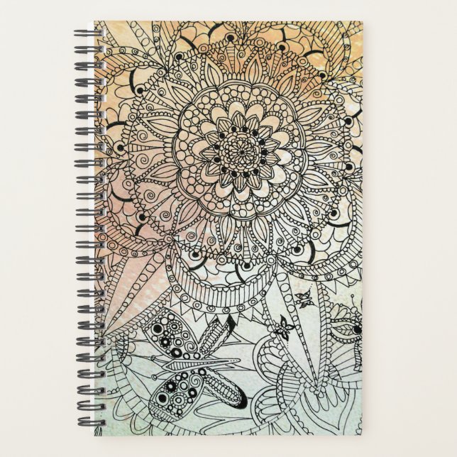 Agenda Boho Mandala Bohemian Art (Frente)