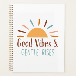 Agenda Boho - Notebook/Diário Boho com boas vibrações e l