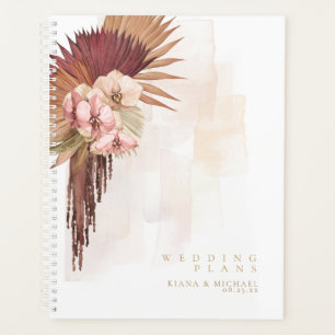 Agenda Boho Oasis Floral Wedding ID959