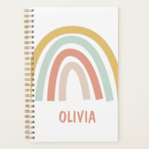 Boho Pastel Rainbow Personalizado