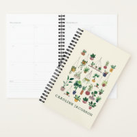 Boho Plant Lady Modern Family Monogrammed