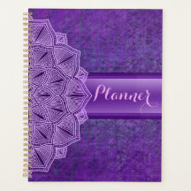 Boho Purple Mandala - Grande Planeador