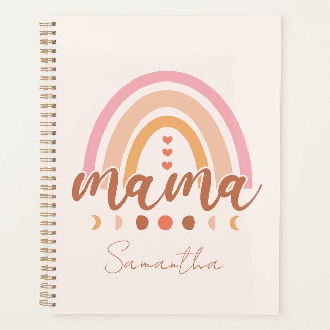 Agenda Boho Rainbow Mama (Frente)