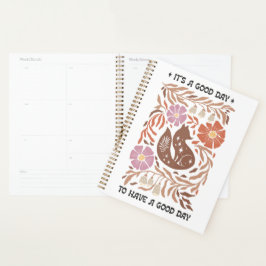 Agenda Boho Wildflower É Um Bom Dia Para Ter Um Bom Dia