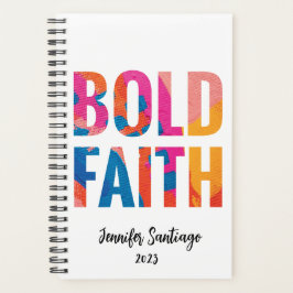 Agenda Bold Faith Inspirational Planner 2023