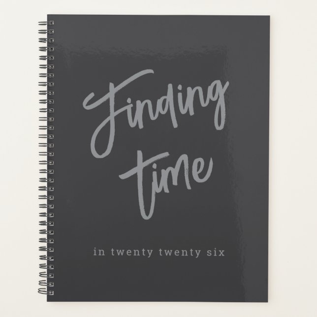 Agenda Bold Script Typography Gray Custom (Frente)