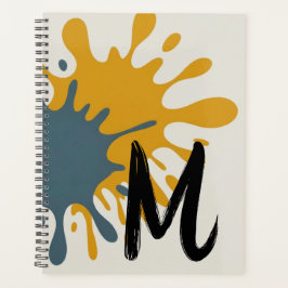 Agenda Bold Splatter Art Monogram
