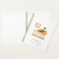 Bolo de Fruta Laranja Elegante Boho Qualquer Anive