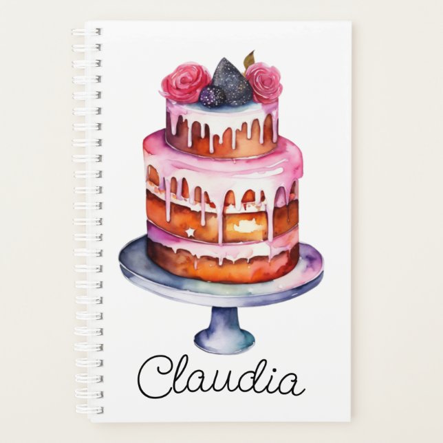 Agenda Bolo de rosas e Berries (Frente)