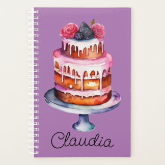 Agenda Bolo de rosas e Berries