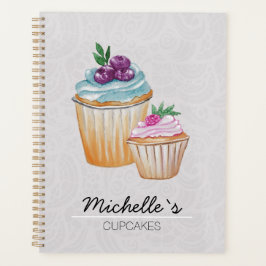 Agenda Bolos E Frutas De Aquarela