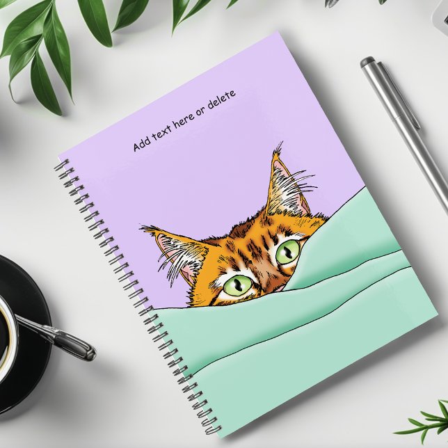 Agenda Bom Dia Laranja Gato Engraçado (Criador carregado)