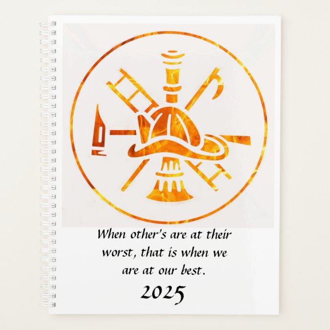 Agenda Bombeiro do Planner (Frente)