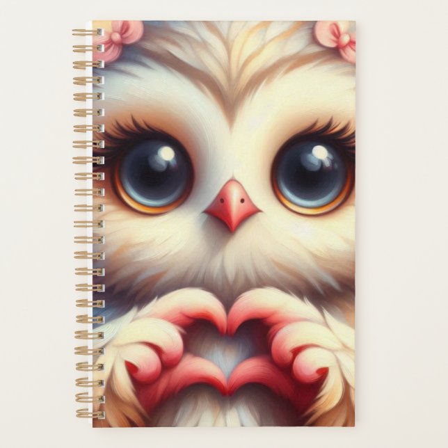 Agenda Bonita Coração de Amor (Frente)