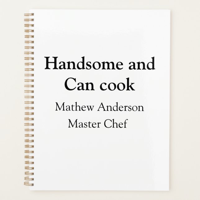 Agenda Bonito e pode cozinhar adicionar nome master chef  (Frente)