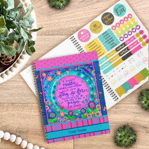 Agenda Bonito Floral Wiote Inspirividade Cheia Trabalho d