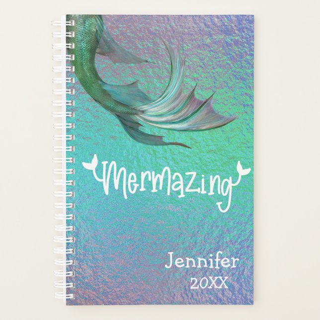 Agenda Bonito Mermaid Tail Mermazing Organizer Diariament (Frente)