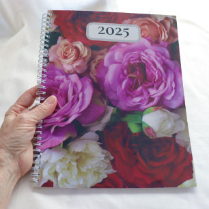 Agenda Bonito Rosas Vermelhas e Rosa, Ano Falso