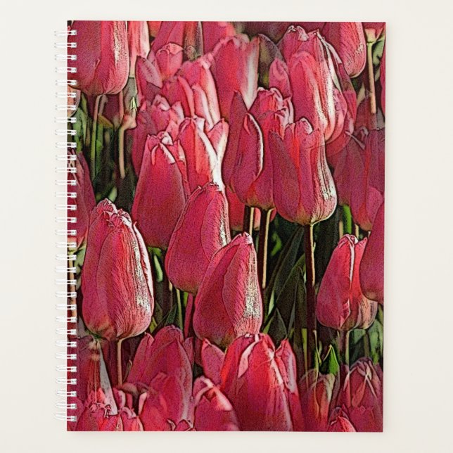 Agenda Bonito Tulipas Rosa (Frente)