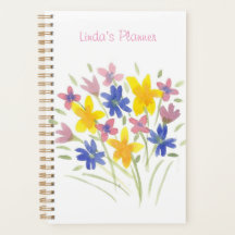 Bonito Watercolor Sweet Flower Planner