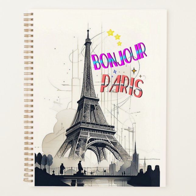 Agenda Bonjour Colorful Paris (Frente)