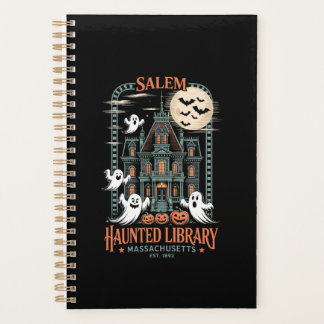 Agenda Bookworm Halloween Shirt Haunted Library